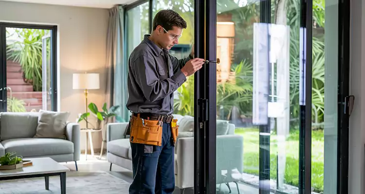 Sliding Door Jamb Lock Repair in Lake Worth, FL