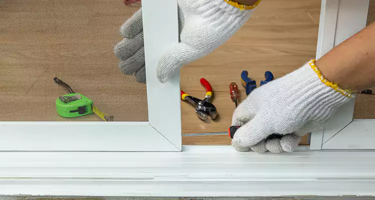 Sliding Glass Door Off Rails Repair in Lake Worth, FL