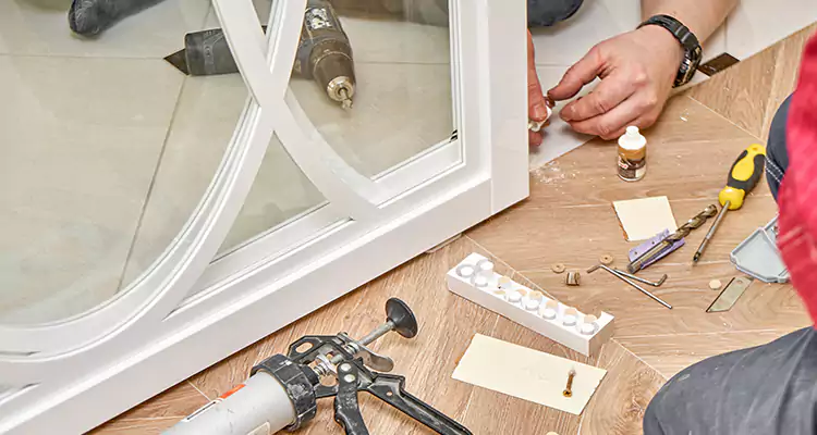 Interior Patio Door Casing Repair in Lake Worth, FL